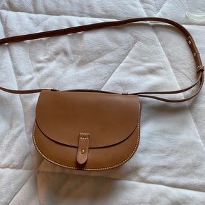 Brown Cross Body Tote
